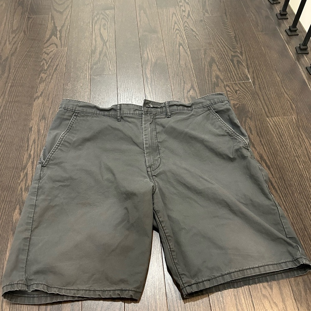Levi's Gray Flat Front Chino Shorts